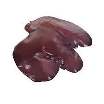 Frozen pork liver, kg